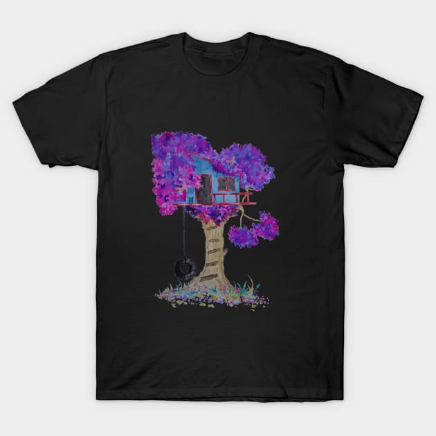 Treehouse I T-Shirt by Dim_kad